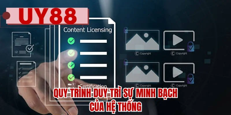 Quy trình duy trì sự minh bạch của hệ thống